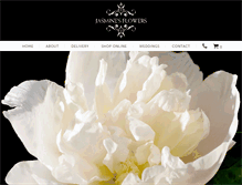 Tablet Screenshot of jasminesflowers.com.au